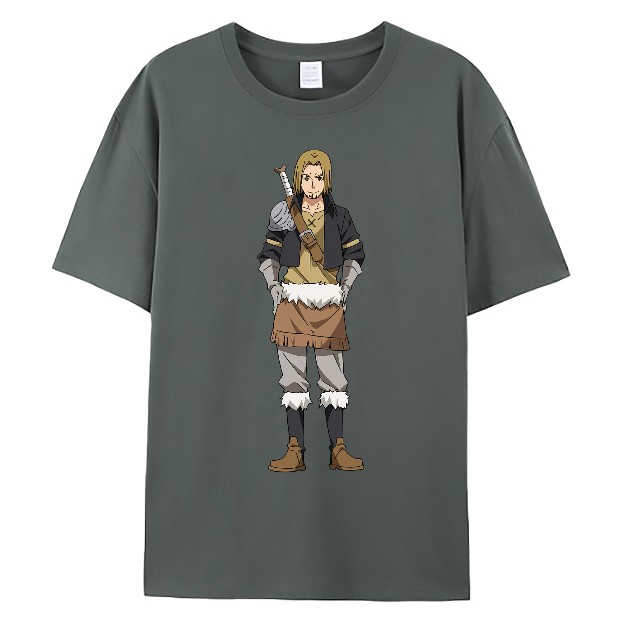 （画像用） 転スラ Regarding Reincarnated to Slime 綿100％ メンズ半袖Tシャツ｜肌触りやわらか＆通気性